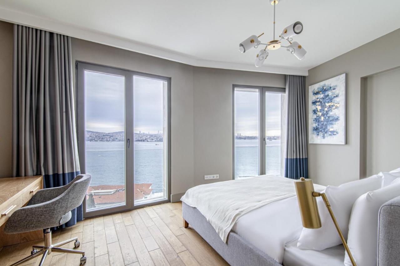 Flat With Panoramic Bosphorus View In Cihangir Istanboel Buitenkant foto