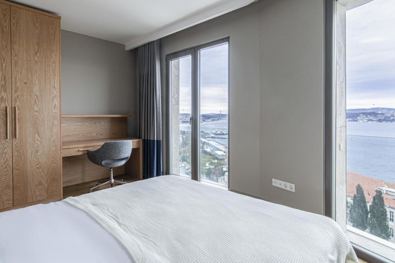 Flat With Panoramic Bosphorus View In Cihangir Istanboel Buitenkant foto