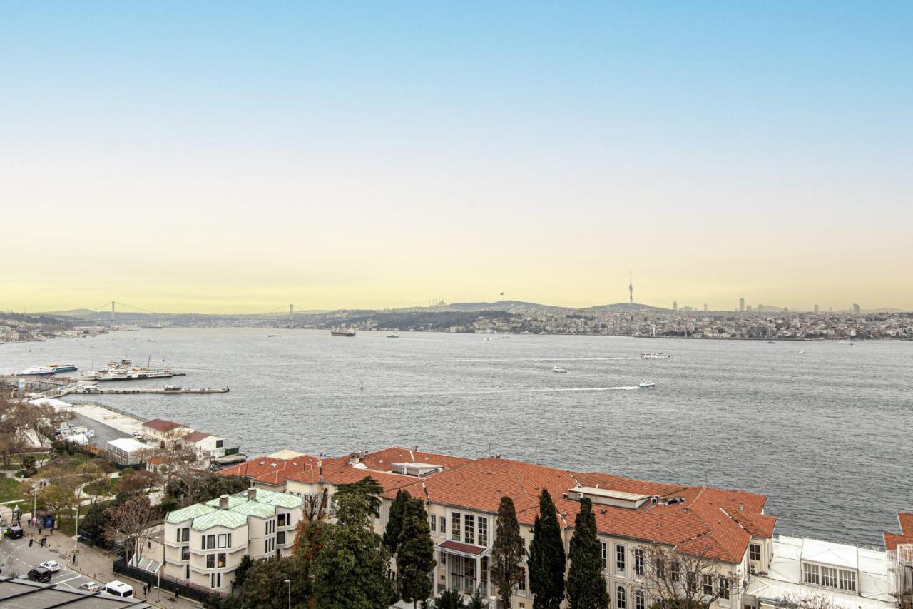 Flat With Panoramic Bosphorus View In Cihangir Istanboel Buitenkant foto