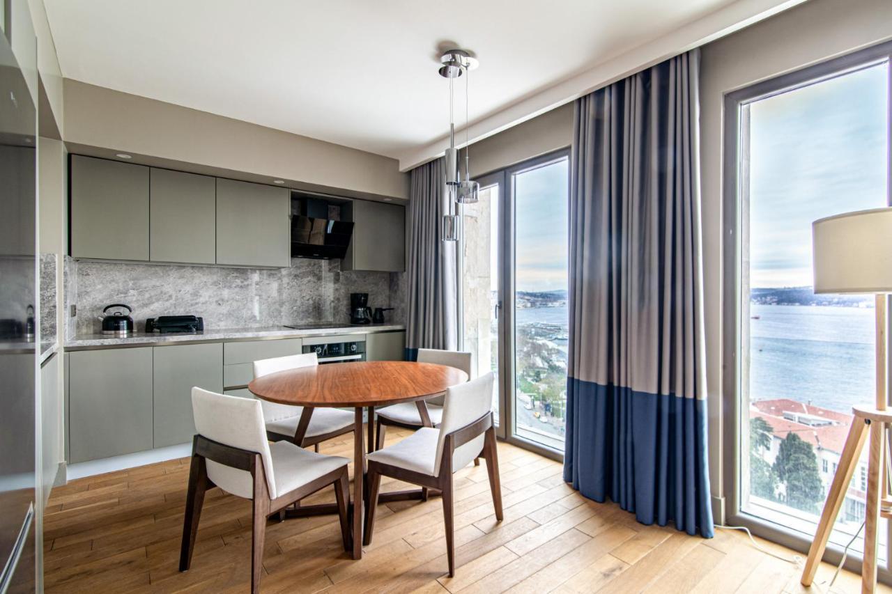 Flat With Panoramic Bosphorus View In Cihangir Istanboel Buitenkant foto