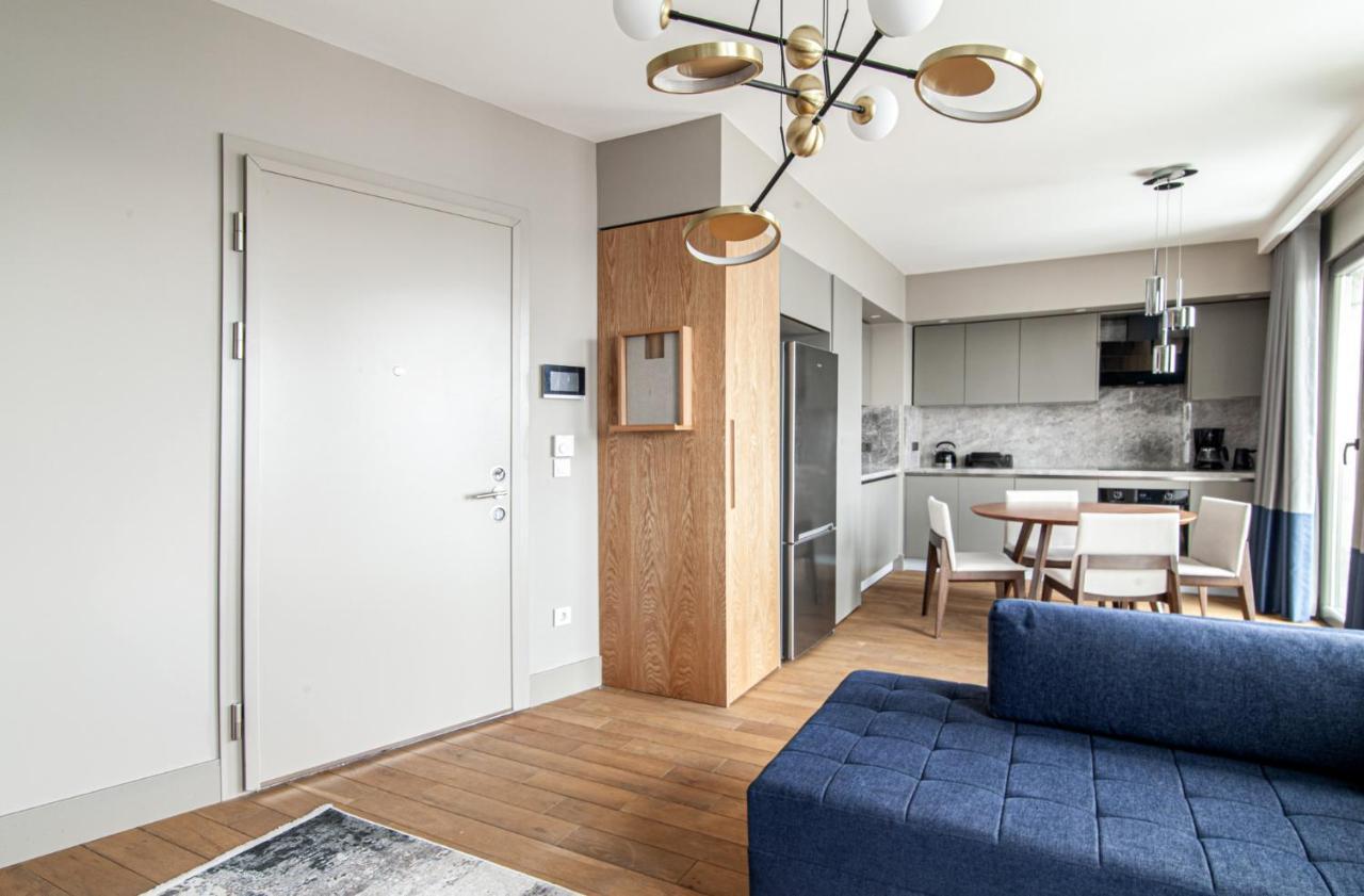Flat With Panoramic Bosphorus View In Cihangir Istanboel Buitenkant foto